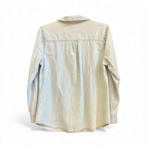 Old Navy, Denim-style Button Down, Size M - Picture 2 of 11